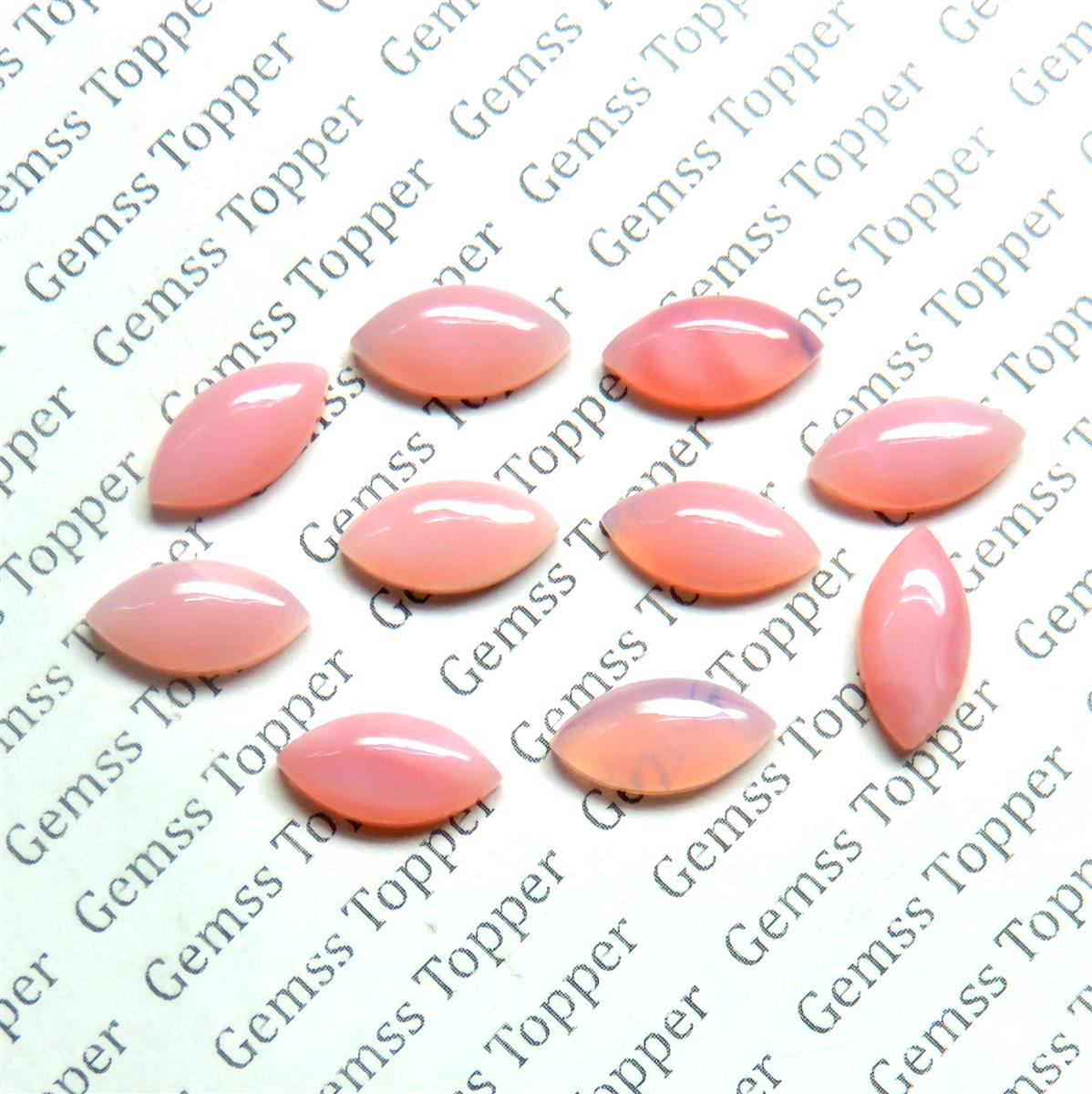 Pink Opal 7x14 mm Marquise Cabochon